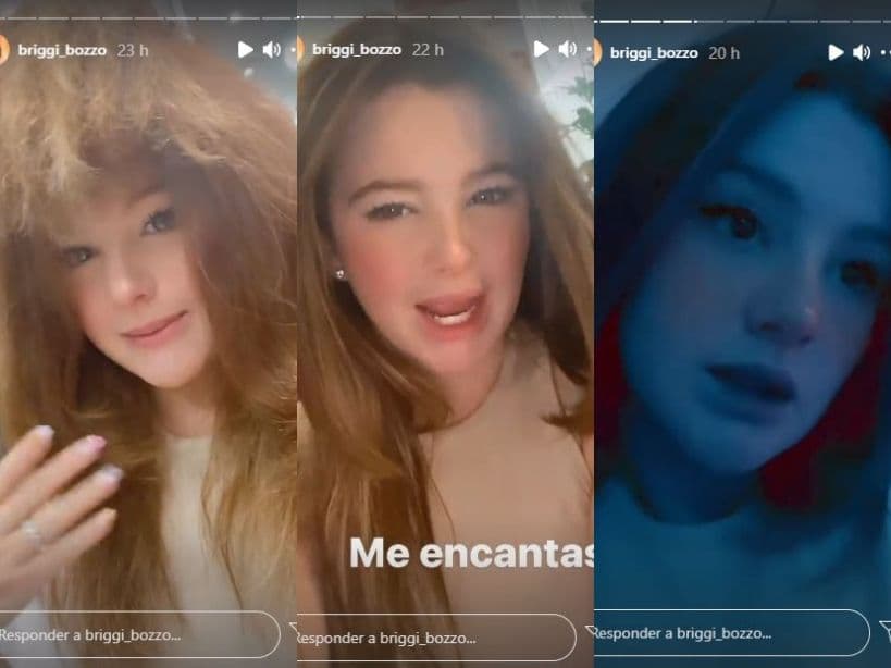La actriz de deshizo de su rizada cabellera.
