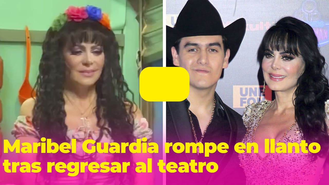 Maribel Guardia rompió en llanto al ser recibida con una gran ovación a su regreso al teatro