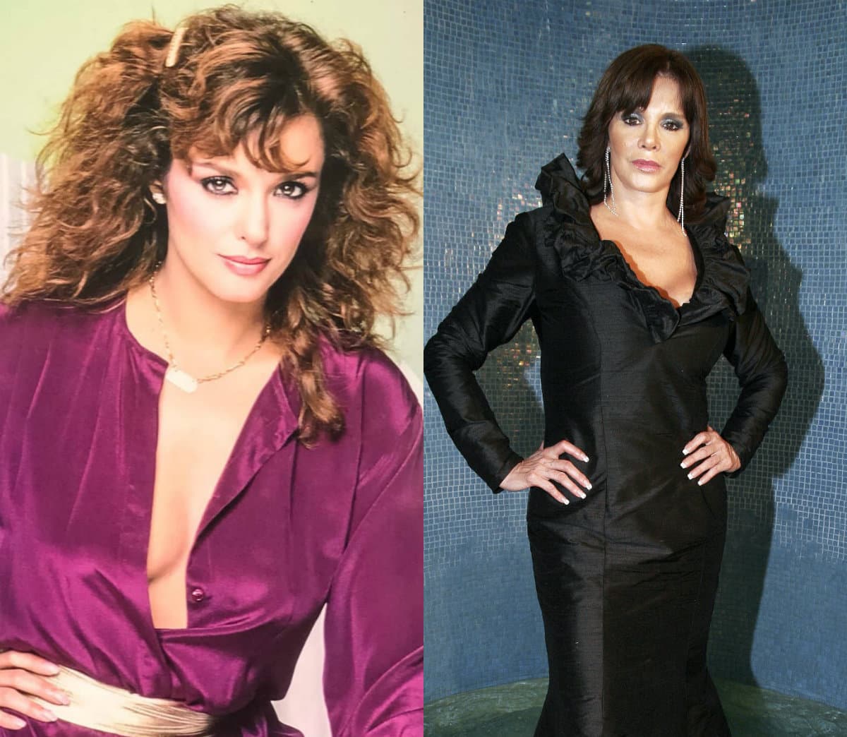 Ni rastro queda de la belleza que Lucía Méndez presumió en los años 80 y 90