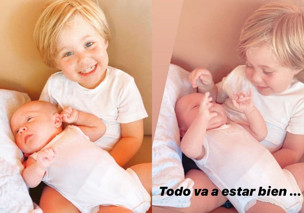 Anahí compartió tiernos retratos de Manuel y Emiliano