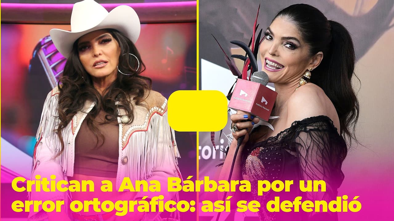 Ana Bárbara recibe burlas y críticas por un error de ortografía en sus redes: así se defendió