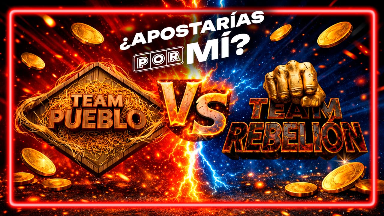 ¿Qué parejas conforman el Team Pueblo y el Team Rebelión de '¿Apostarías por Mí?'?