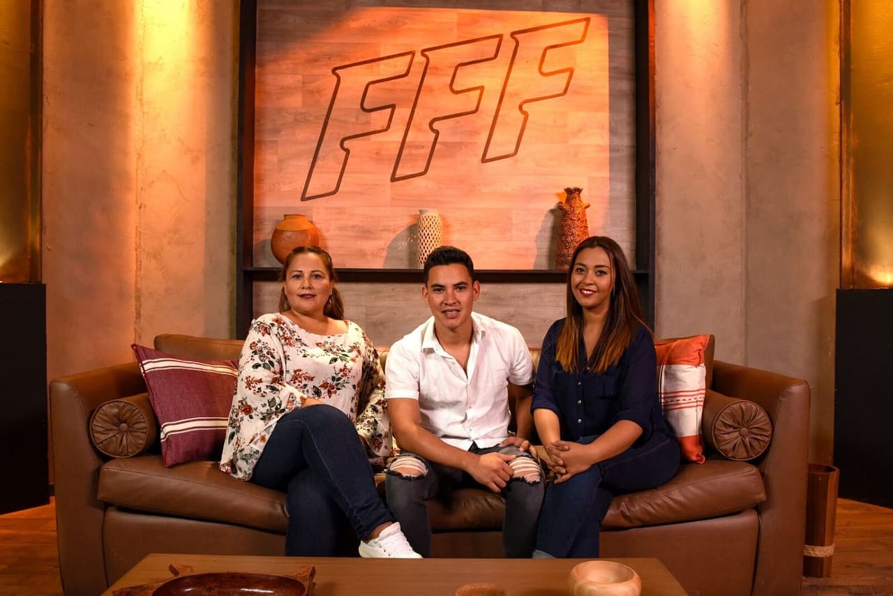 La familia Wong viene de Sinaloa. Ellos son Cristina, quien está acompañada de su hijo Christian y su sobrina Mónica.
