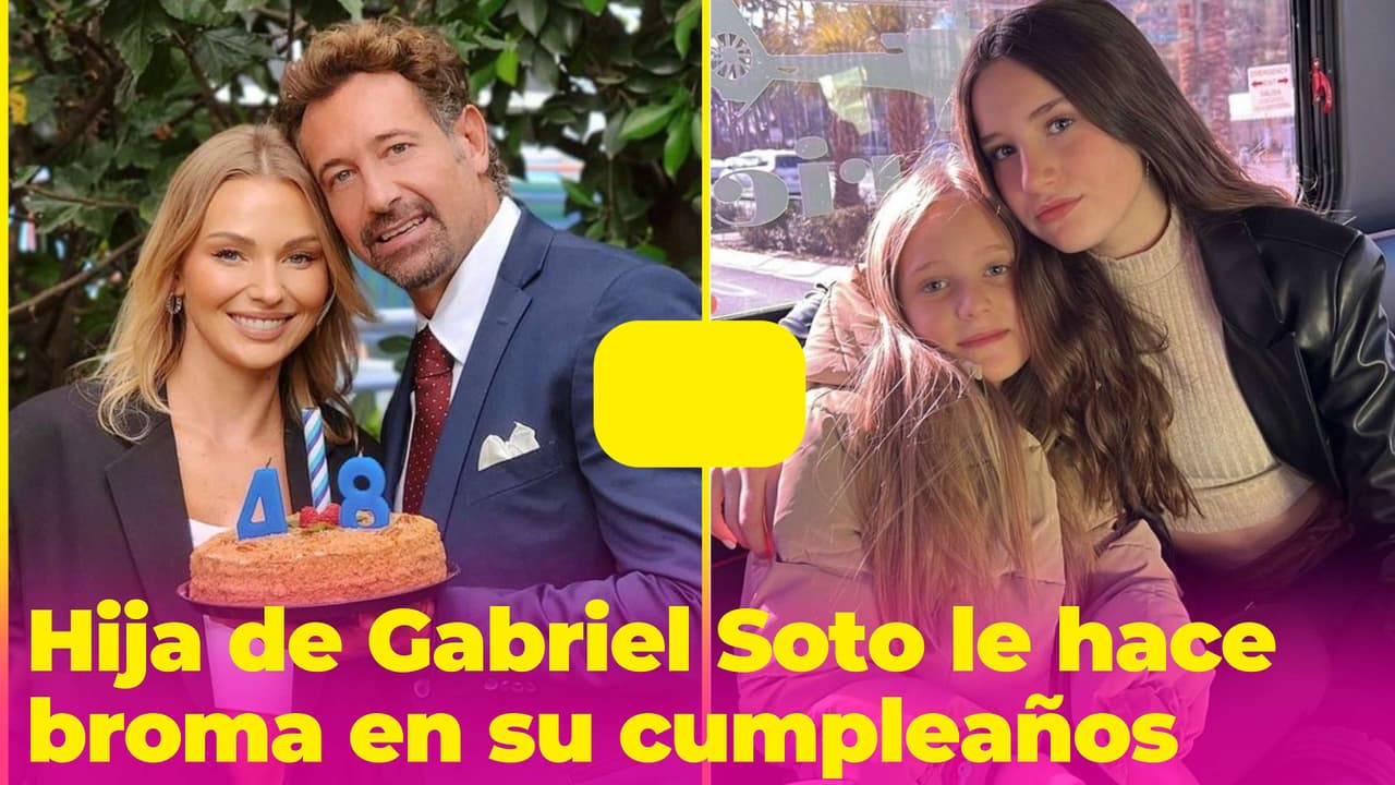 Hija de Gabriel Soto le juega una broma en pleno cumpleaños: Irina Baeva documentó el divertido momento