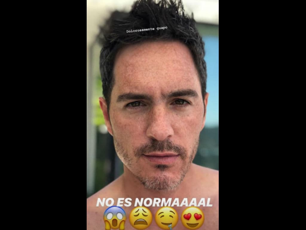 La actriz cayó rendida ante el atractivo físico de su marido