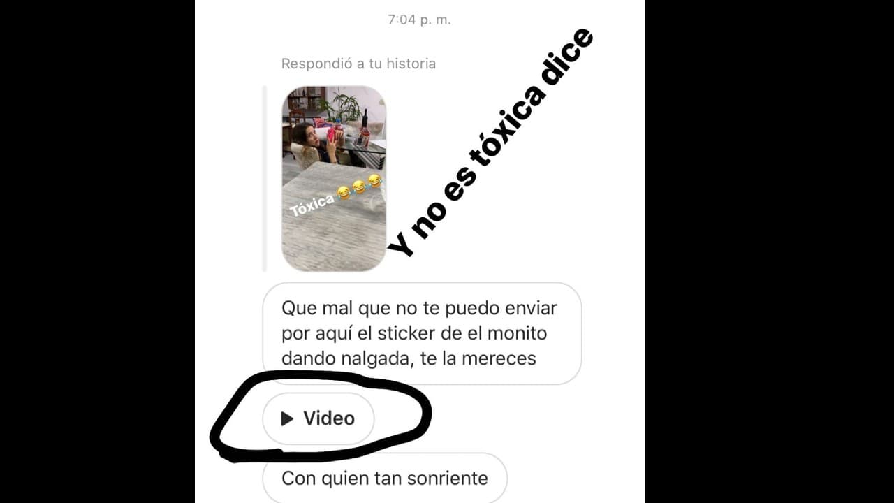 “Qué mal que no te puedo enviar por aquí el sticker del monito dando nalgada, te lo mereces…”, comentó la novia de Octavio Ocaña.