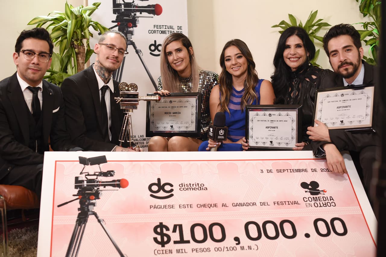 Ganadores del Primer Festival de Comedia en Corto 2019