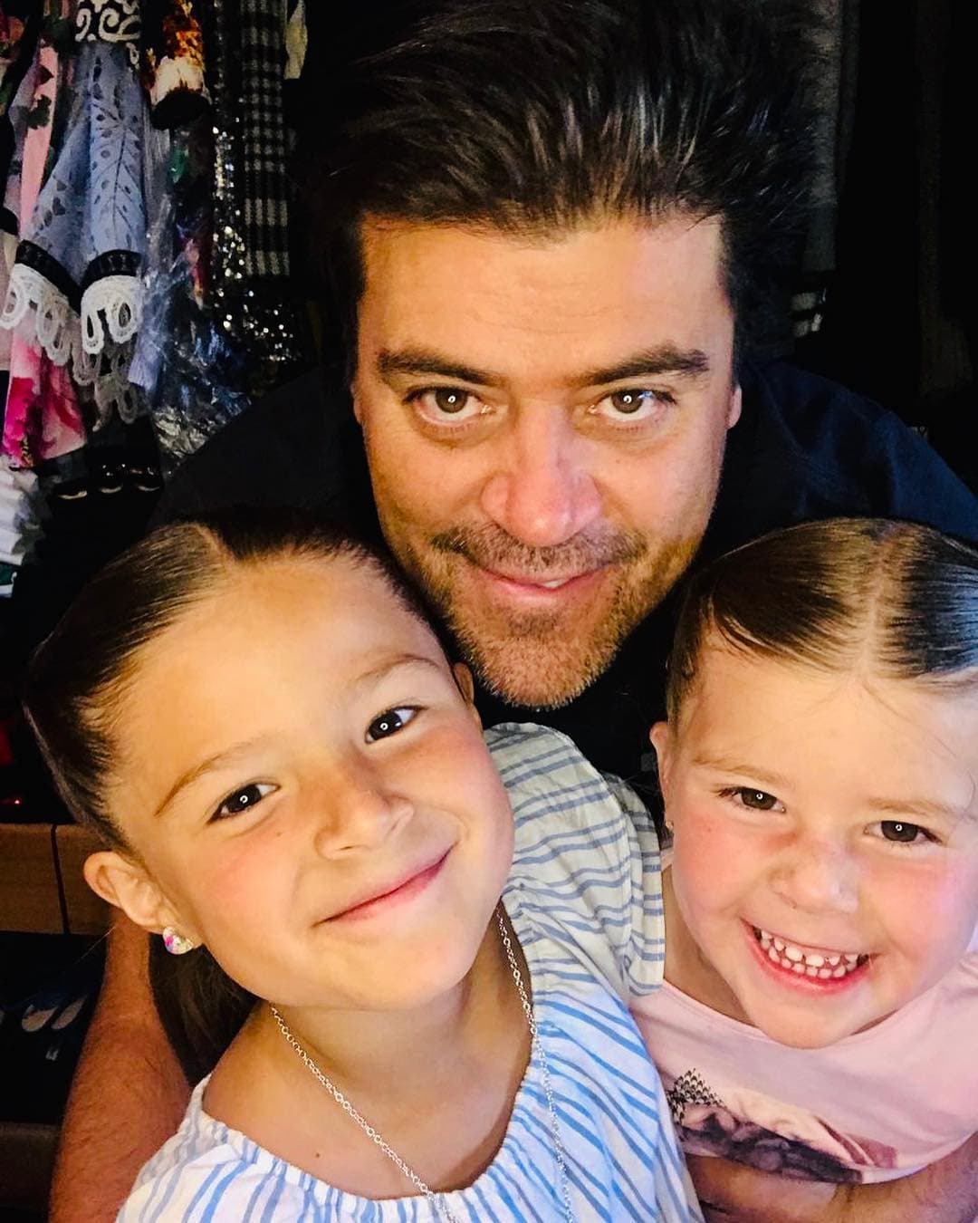 Jorge Van Rankin es padre de dos bella niñas: Lusiana y Roberta, con quienes ha compartido emotivos momentos.