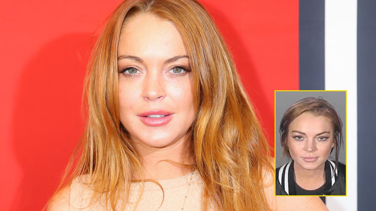 Lindsay Lohan y otros famosos que han sido fotografiados en el momento de su arresto