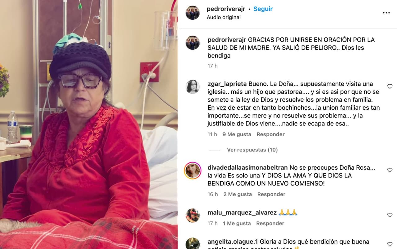 Doña Rosa, mamá de Jenni Rivera.