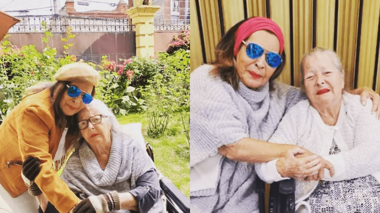 Las últimas fotos de Elsa Aguirre con su hermana Alma Rosa Aguirre