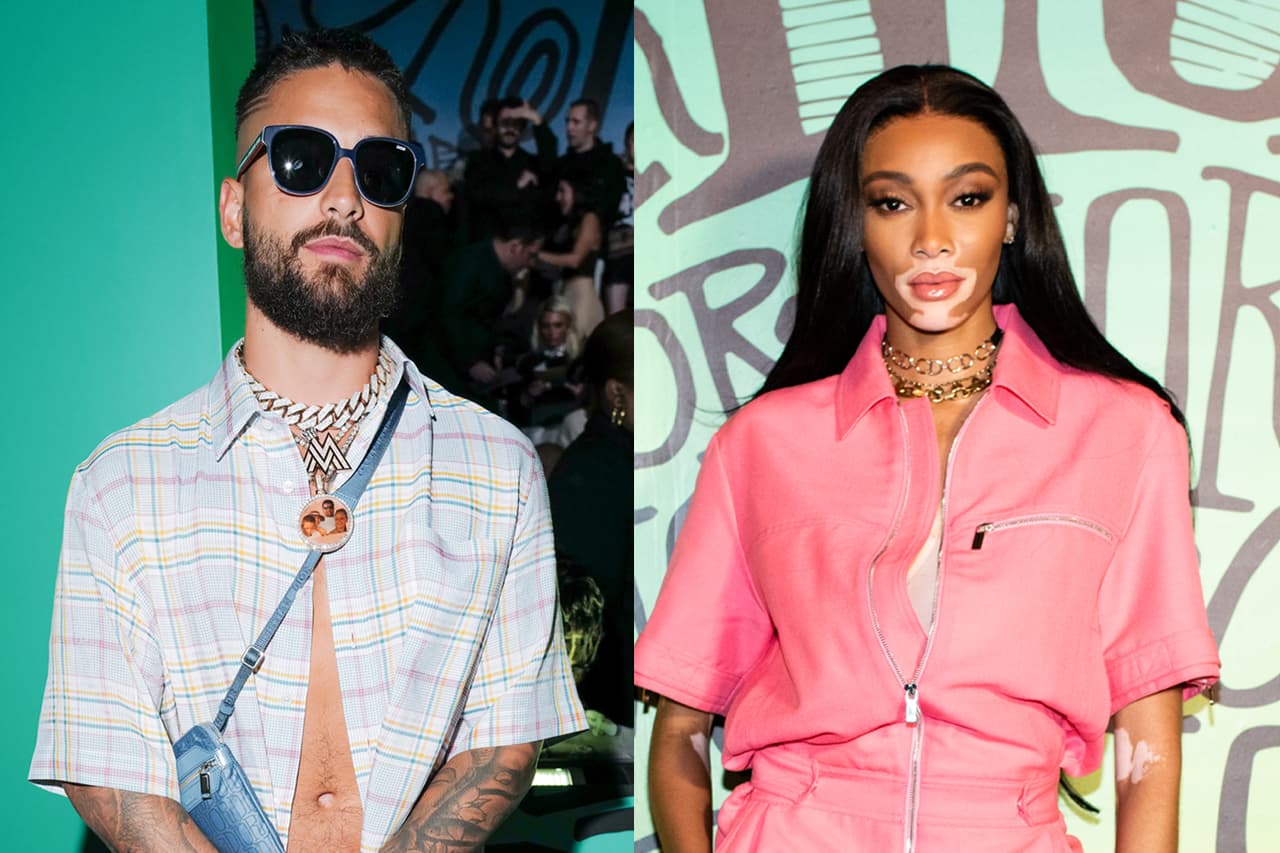 Maluma y Winnie Harlow desatan rumores de romance tras ser captados en importante evento