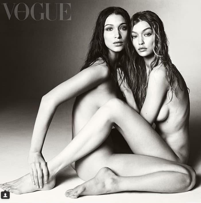 Las modelos causaron una polémica al posar sin ropa