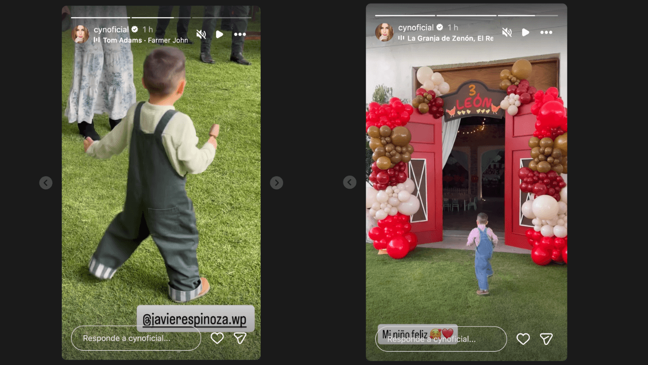 Cynthia Rodríguez y Carlos Rivera muestran lo grande que está su hijo León; impactan al publicar fotos de su cumpleaños