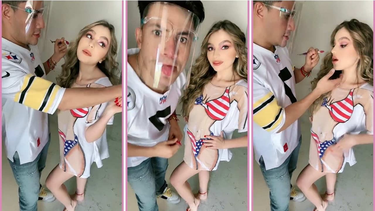 Sofía Castro presume 'escultural figura' en parodia de TikTok: "Corazón, no tienes cintura"