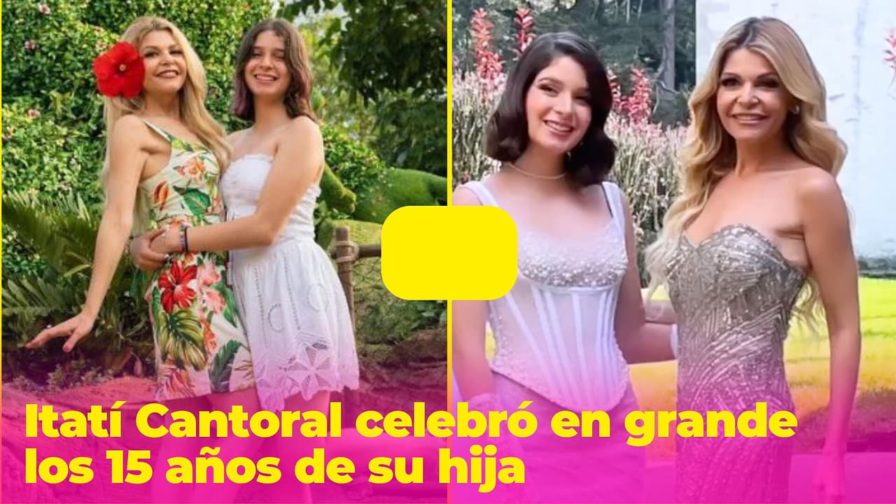 Itatí Cantoral celebró en grande los 15 años de su hija: el vestido retro, la lujosa fiesta y más
