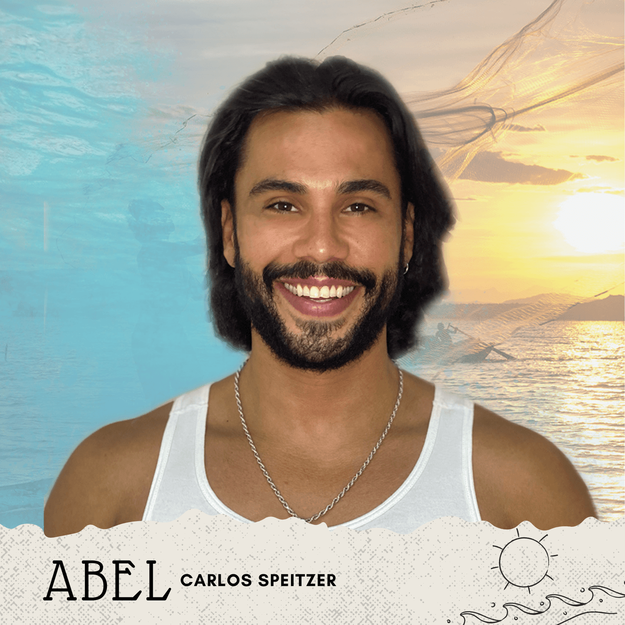 Carlos Speitzer es 'Abel Pérez', un mecánico, seductor y ojo alegre con un gran corazón. Aunque choca con su primo 'Pablo', sabe que sin duda daría la vida por él porque es más grande el amor que le tiene que cualquier otra cosa.