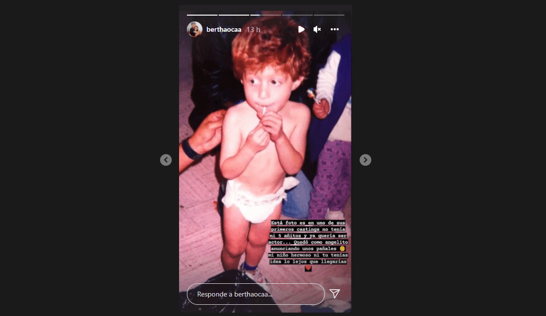 Octavio Ocaña en el inicio de su carrera como actor.