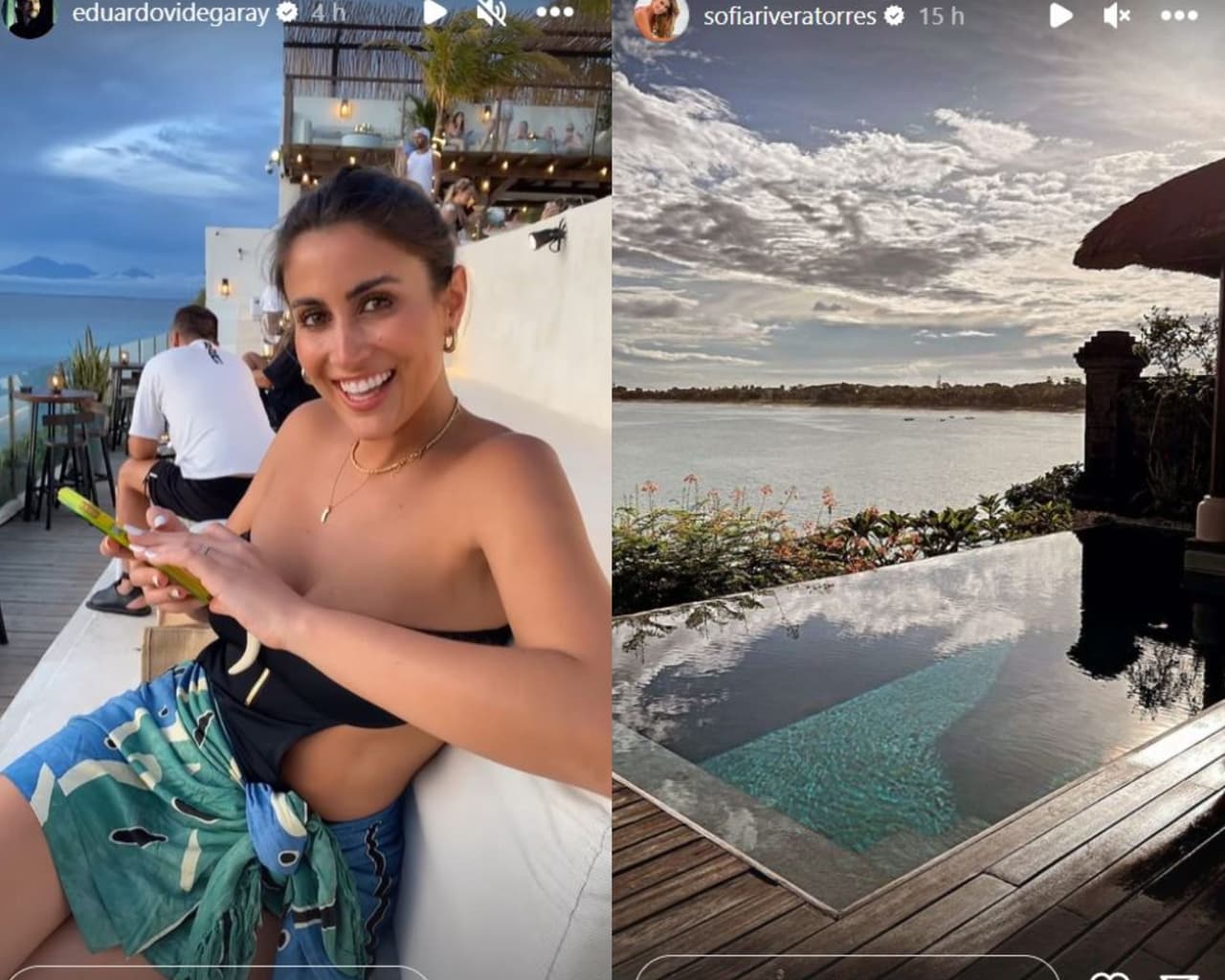 Sofía Rivera Torres y Eduardo Videgaray presumen luna de miel.