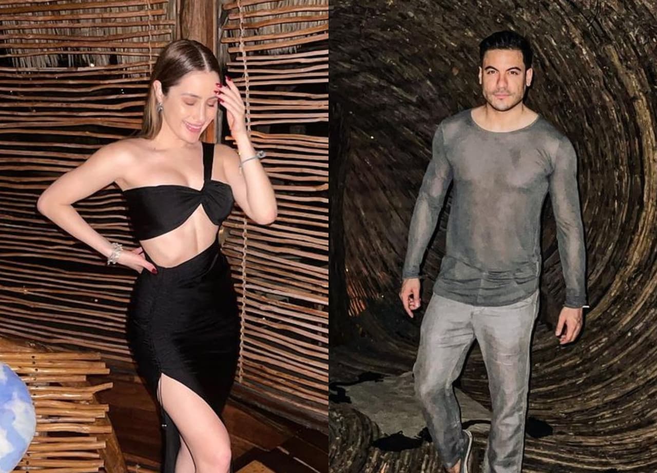 Carlos Rivera y su novia Cynthia Rodríguez disfrutaron de Tulum en sus vacaciones