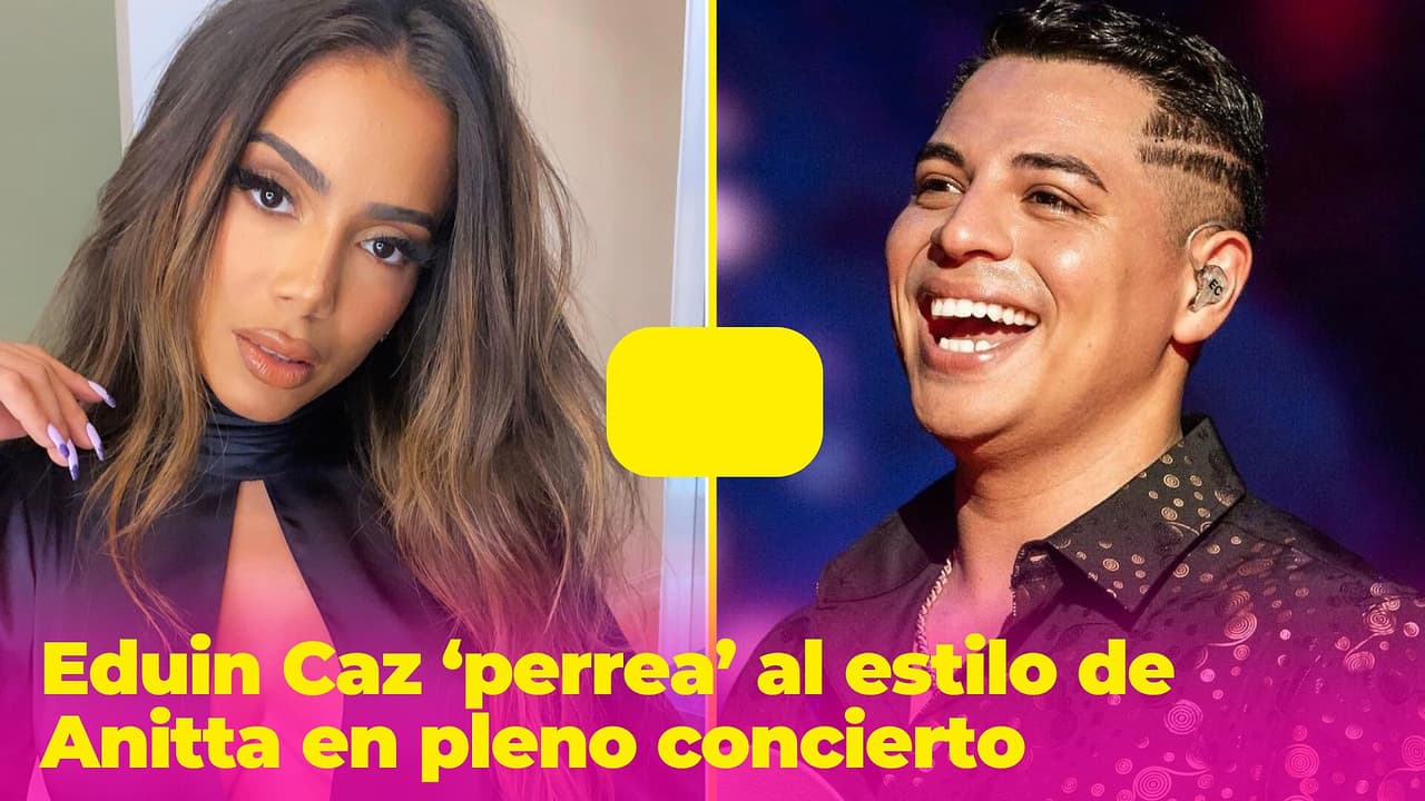 Eduin Caz ‘perrea’ al estilo de Anitta en pleno concierto: sus pasos causaron revuelo