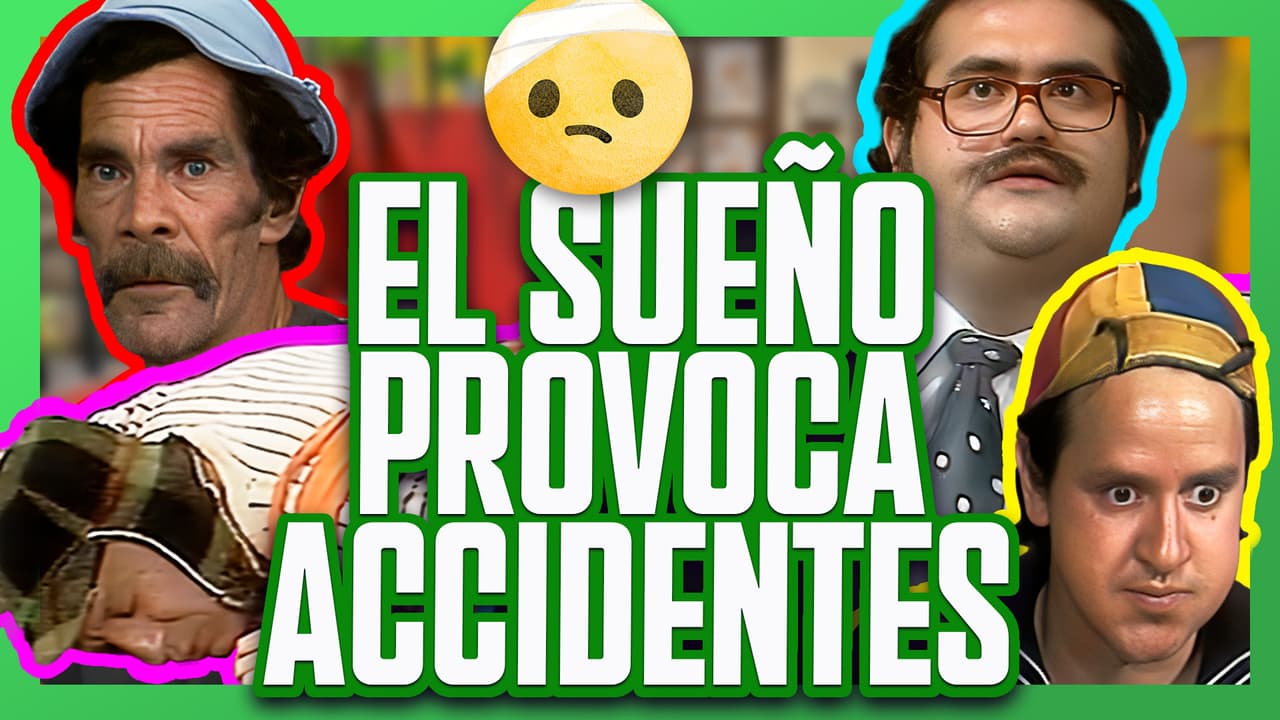 El Chavo se queda dormido en el patio