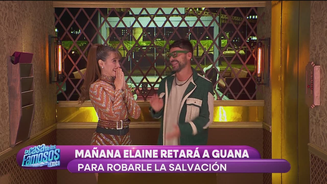 Elaine gana la prueba del elevador y se enfrentará con Guana en la ruleta de la suerte por el robo de salvación 