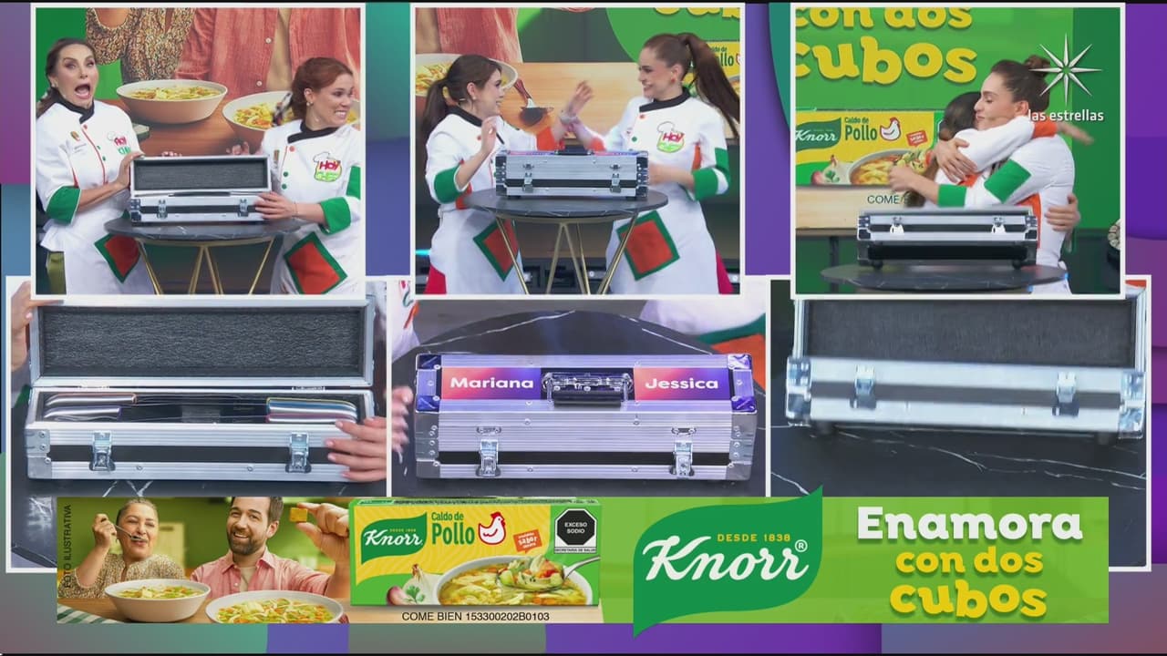 Andrea Legarreta, con voz entrecortada, revela a la pareja eliminada de Hoy soy el Chef: eliminados se despiden llorando