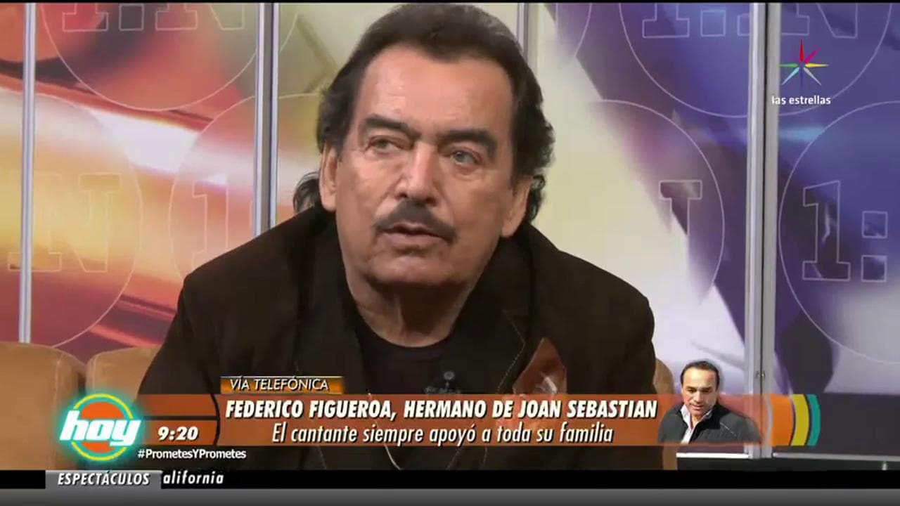 Federico Figueroa aclara situación de la herencia de Joan Sebastian
