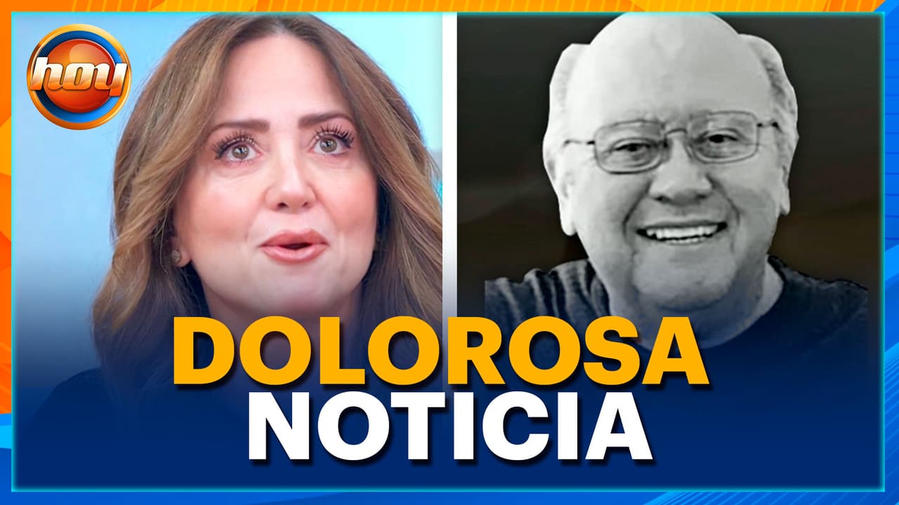 Andrea Legarreta no pudo evitar las lágrimas al hablar de la muerte del padre de Pablo Lyle