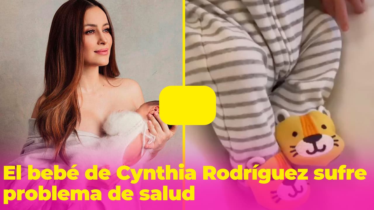 El bebé de Cynthia Rodríguez sufre este problema de salud desde que nació