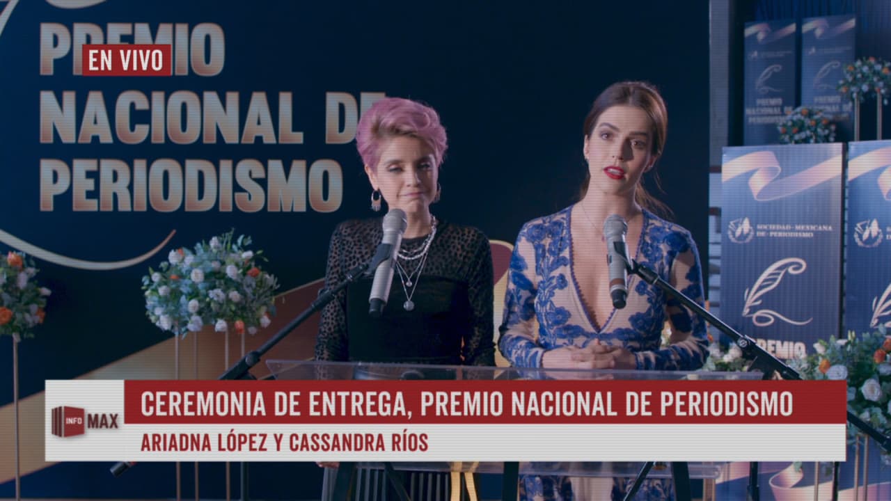'Cassandra' y 'Ariadna' fueron galardonadas con el Premio Nacional de Periodismo por su impecable trabajo e investigación. En el evento hacen un llamado a todas las mujeres: "Todas decimos 'ni una más'".