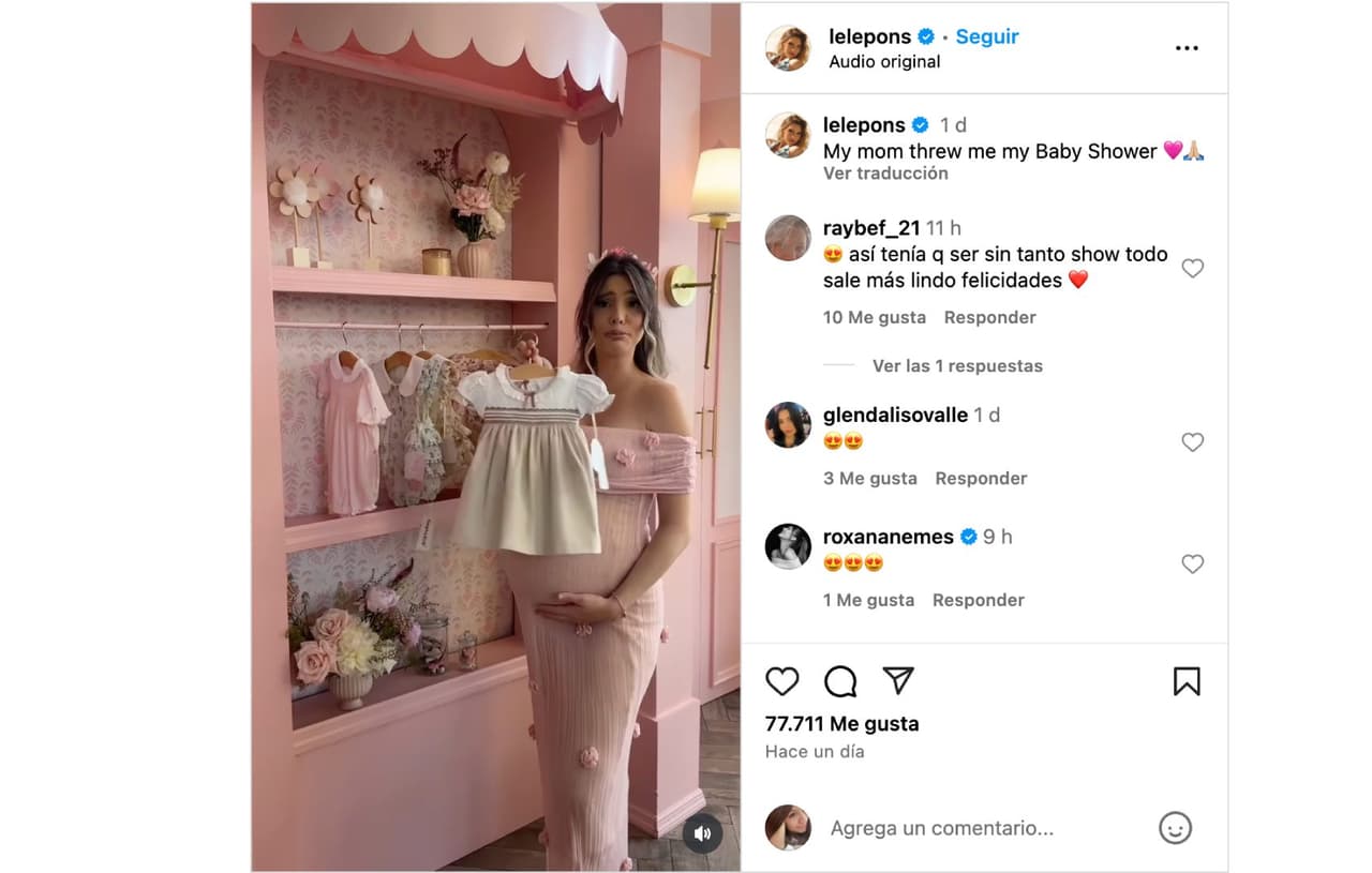 Lele Pons, Baby Shower.