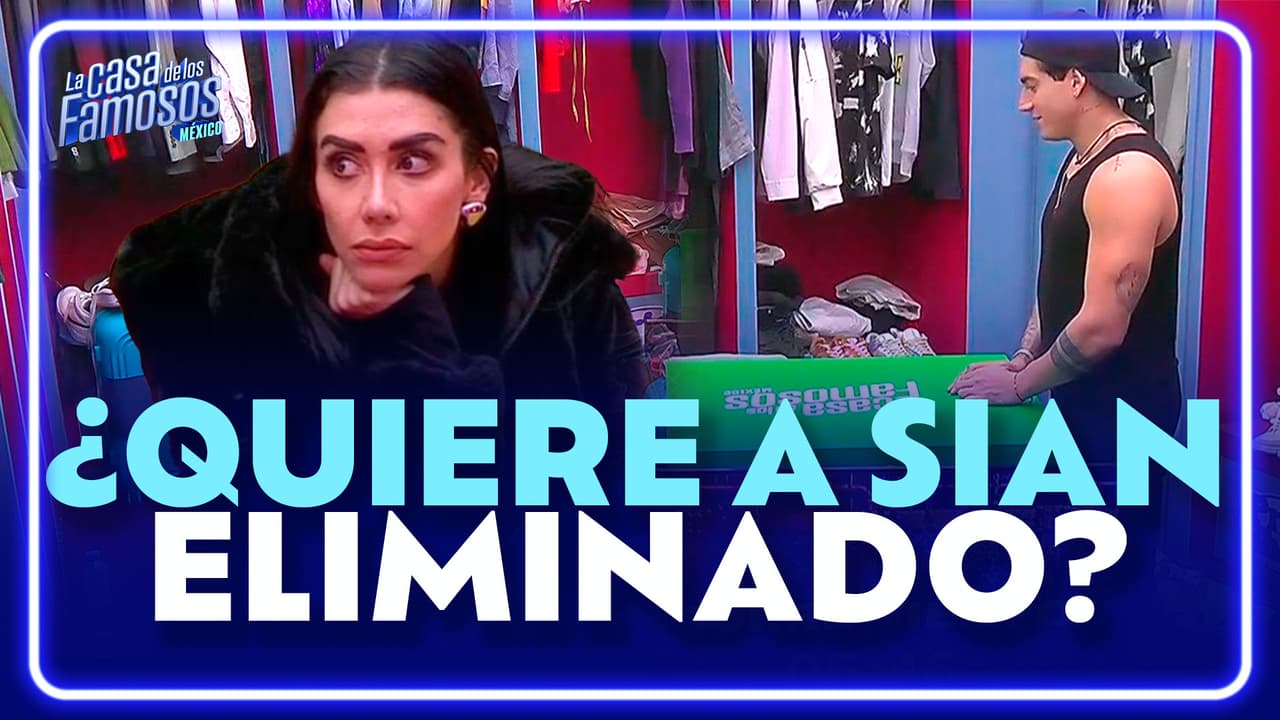Karime comenta con Agustín que espera que el próximo domingo se vaya Sian