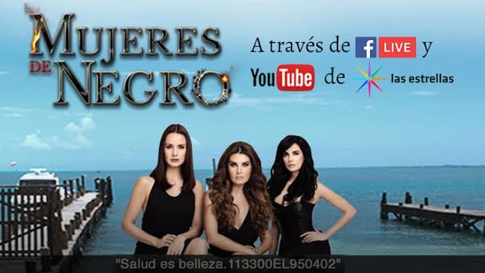 Vive Mujeres de negro a través de FACEBOOK LIVE y YOUTUBE