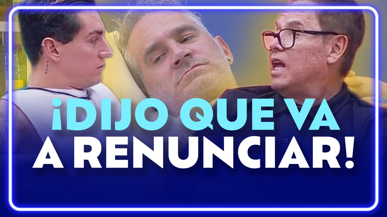 Agustín le cuenta a Mario que si Sian no es salvado renunciará a La Casa de los Famosos México