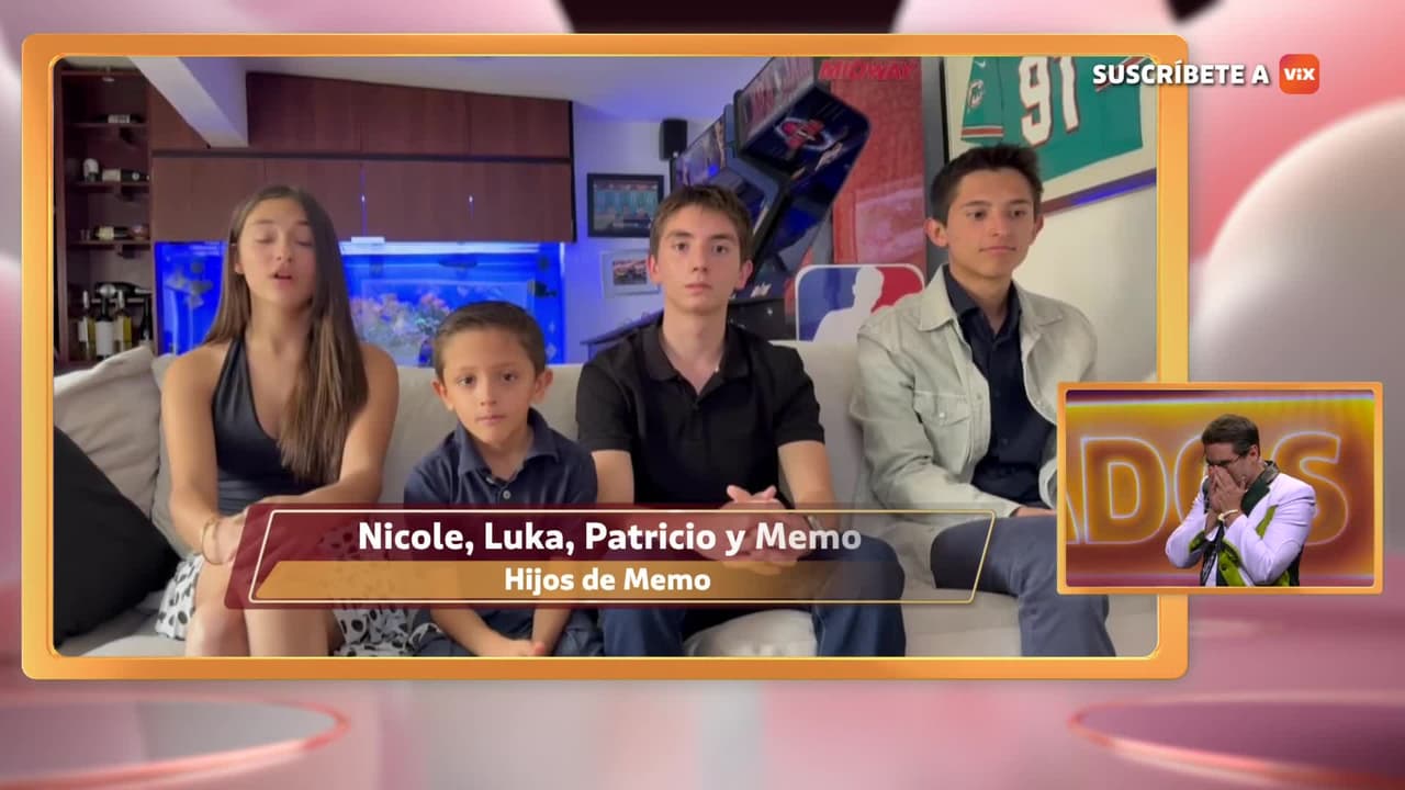 Memo se QUIEBRA en vivo y NO PARA DE LLORAR al ver a sus hijos