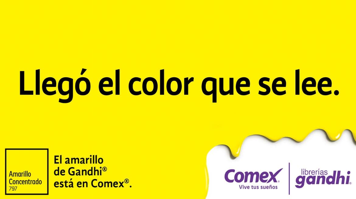 “El Color para leer”: una campaña que une a Comex y Gandhi en pro del color y la lectura 