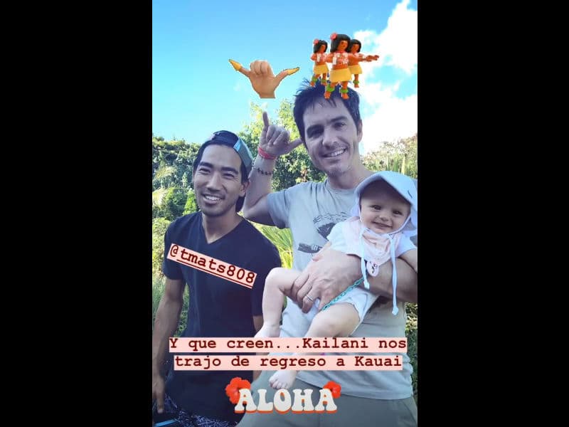 Es el primer viaje de Kailani a Hawái