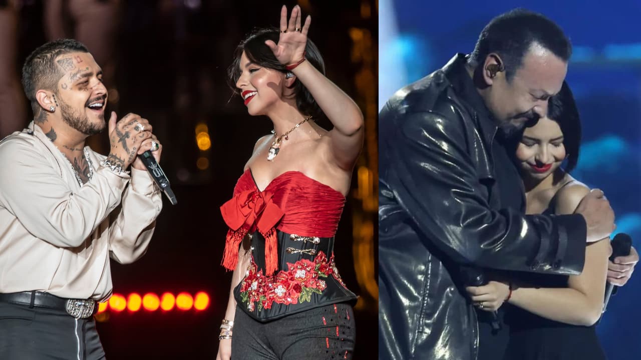 Nodal y Ángela Aguilar tienen gesto con Pepe Aguilar en pleno concierto; revelan si hay distanciamiento