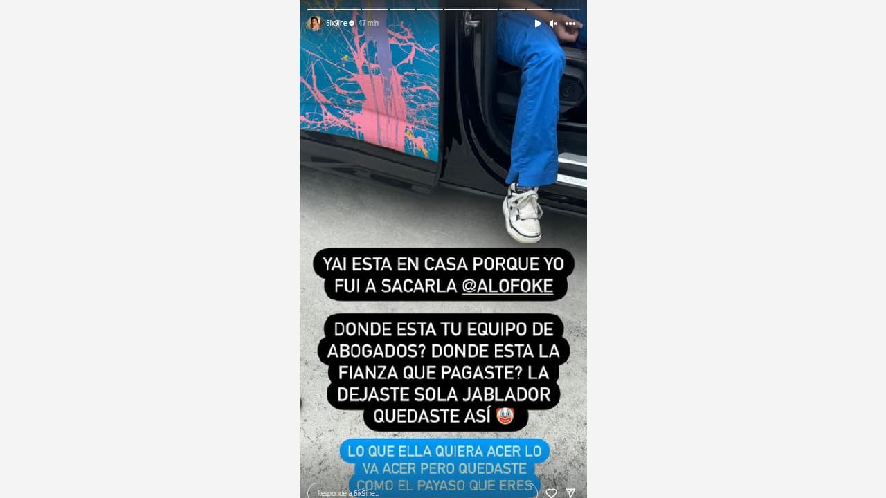 Yailin regresa con Tekashi tras salir de la cárcel