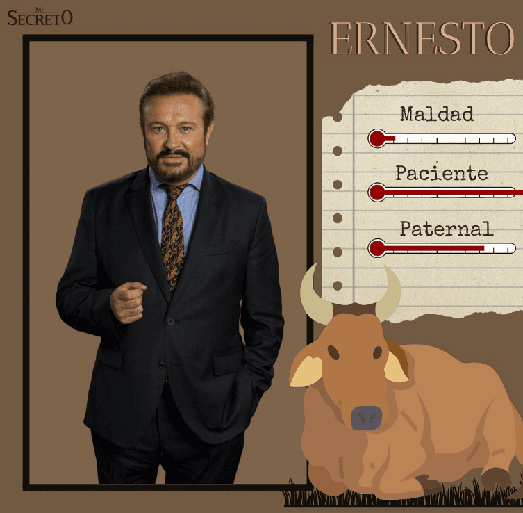 Arturo Peniche será 'Ernesto', maestro y amigo de 'Mateo' que ayudará a los Ugarte a sacar adelante el rancho Moncada; él también guardará secretos.