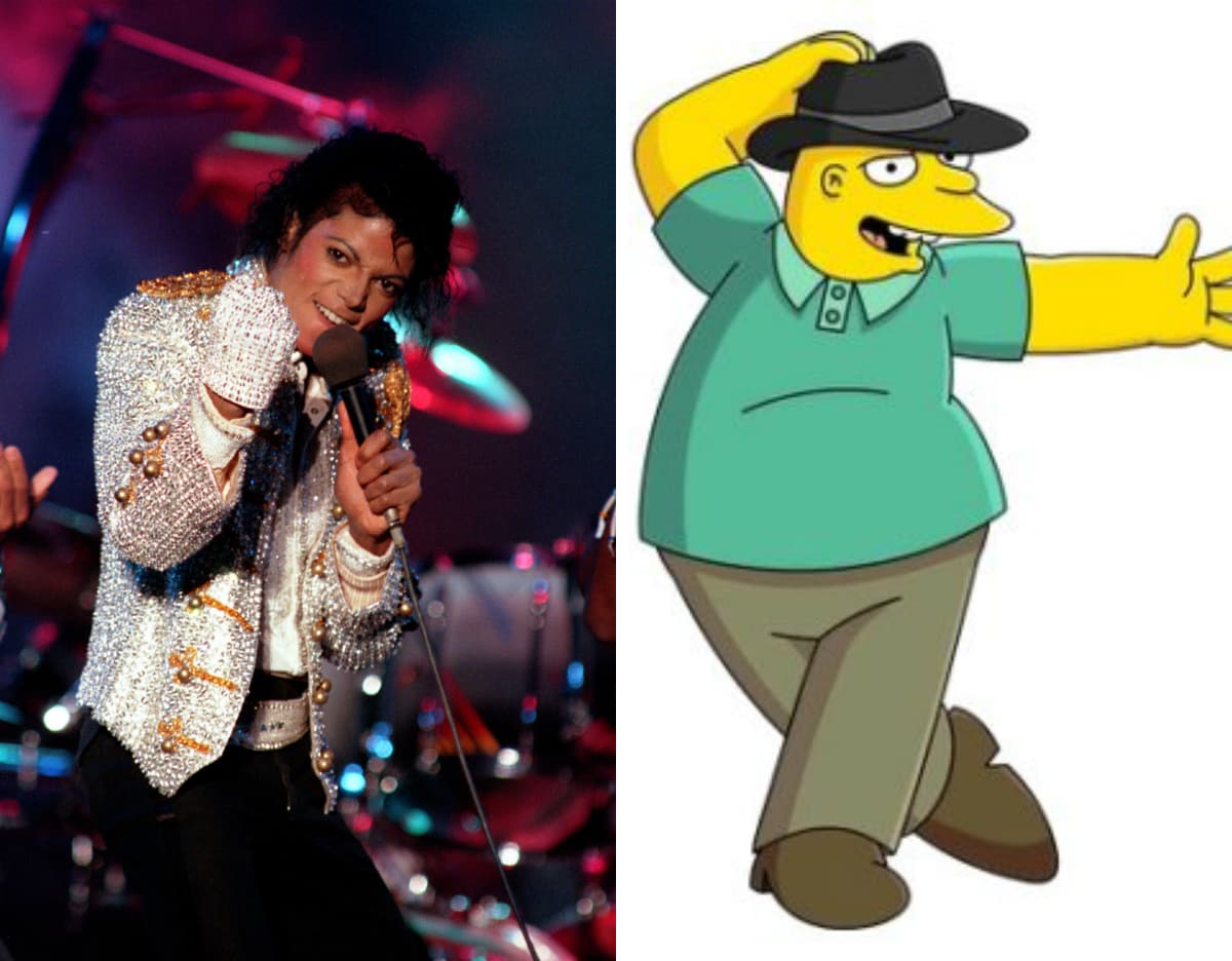 Michael Jackson fue ‘Simpson’ por un día
