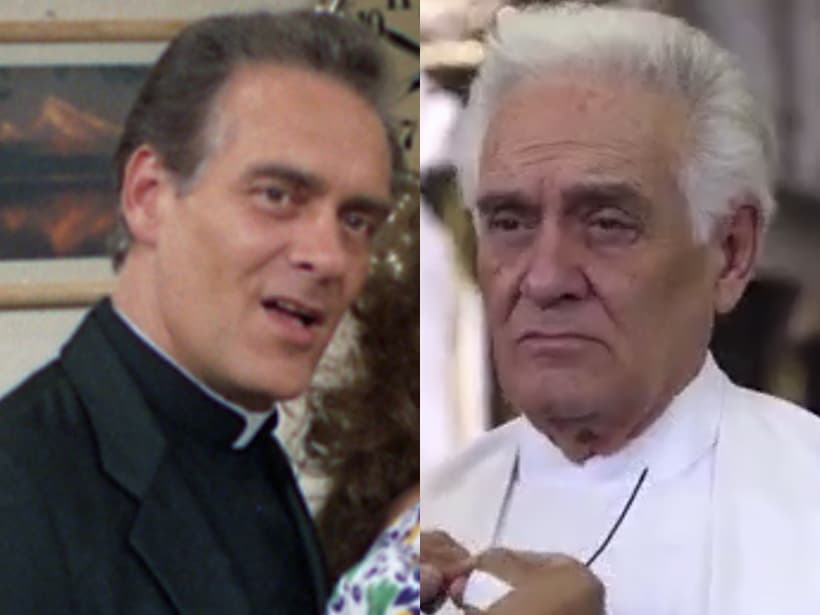 Juan Verduzco, quien dio vida al hermano de 'Cándido', el 'Padre Camilo', apareció también en 'Te doy la vida', interpretando nuevamente a un sacerdote.