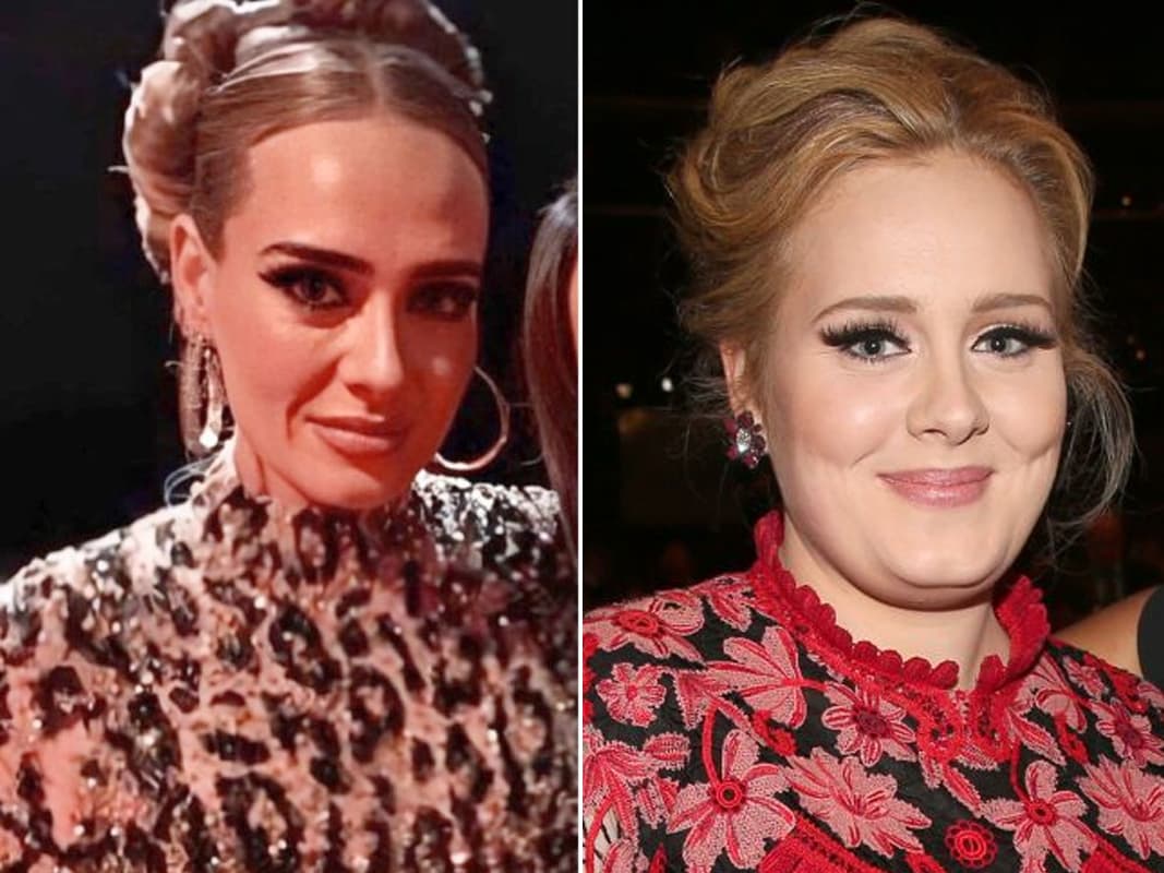 Recientemente se dio a conocer una foto donde sale la cantante al lado de la conductora Kinga Rusin en una fiesta en Los Ángeles. La imagen comprueba que Adele sigue en su transformación, incluso hay personas que no la reconocen.