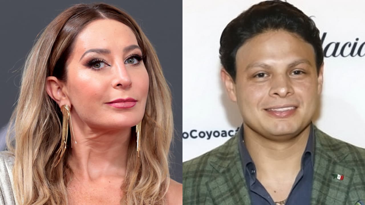 ¿Geraldine Bazán y ex de Ninel Conde se agarraron a besos en pleno vuelo?