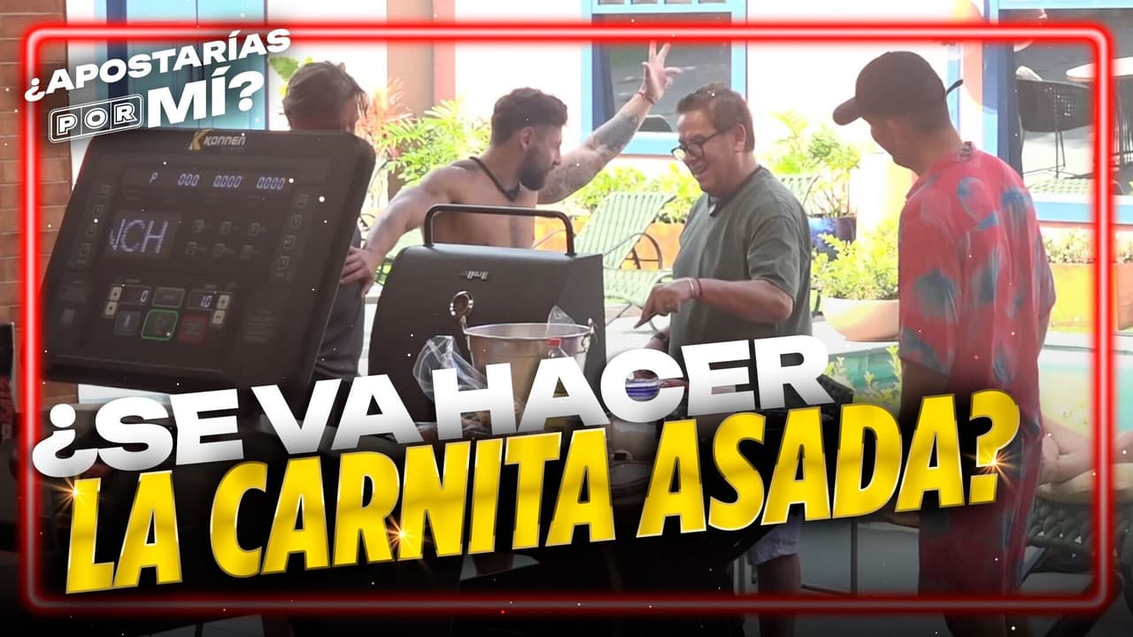 Mario toma el control del asador y prepara unas suculentas carnes asadas