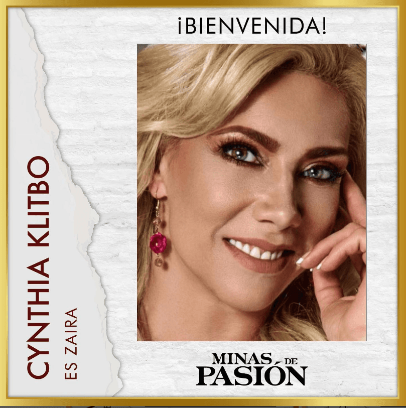 Cynthia Klitbo regresa a las telenovelas como 'Zaira', pareja de 'El Tigre'.