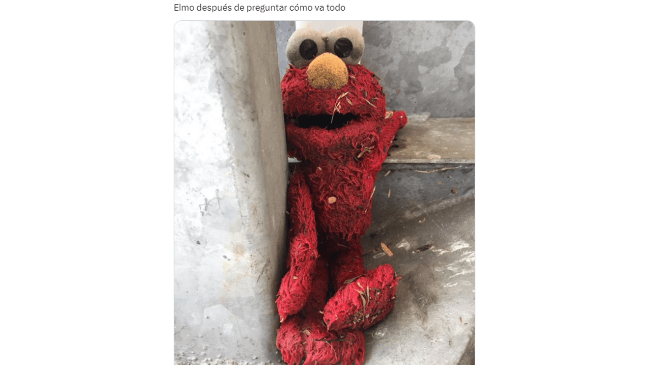 Elmo se hace viral en X (Twitter) por preguntar cómo están sus seguidores