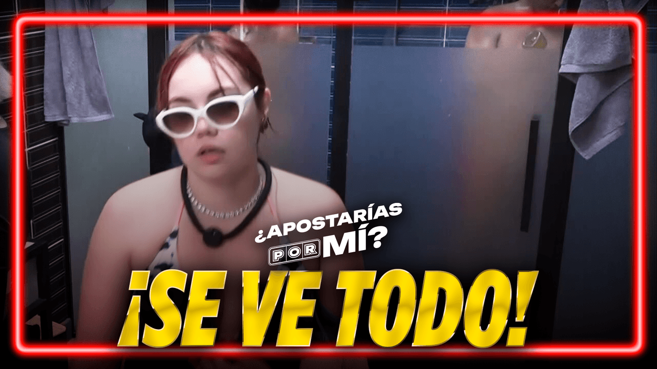 Laysha pega de gritos porque ve a El Malito bañarse sin nada frente a todos